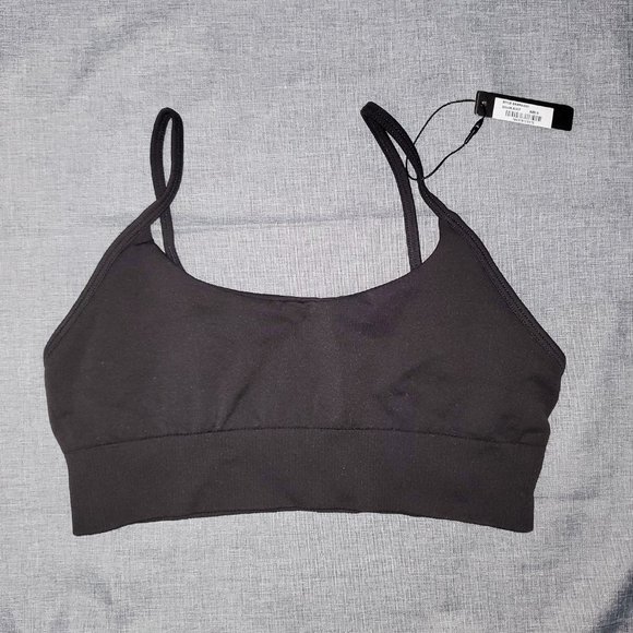 NWT SKIMS SMALL Soft Smoothing Seamless Cami Bralette SOOT - Picture 1 of 3